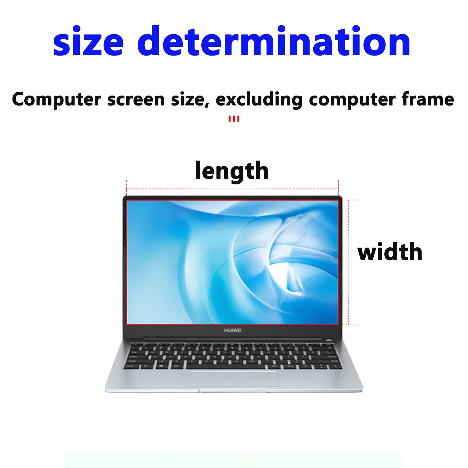 14 Zoll Computer Sichtschutzfolie 16:9 Monitor Abnehmbarer Sichtschutz Anti Blaulicht Blendschutz Blickschutzfolie Displayschutz Blickschutzfilter(12.5inch/27.7x15.7 cm)