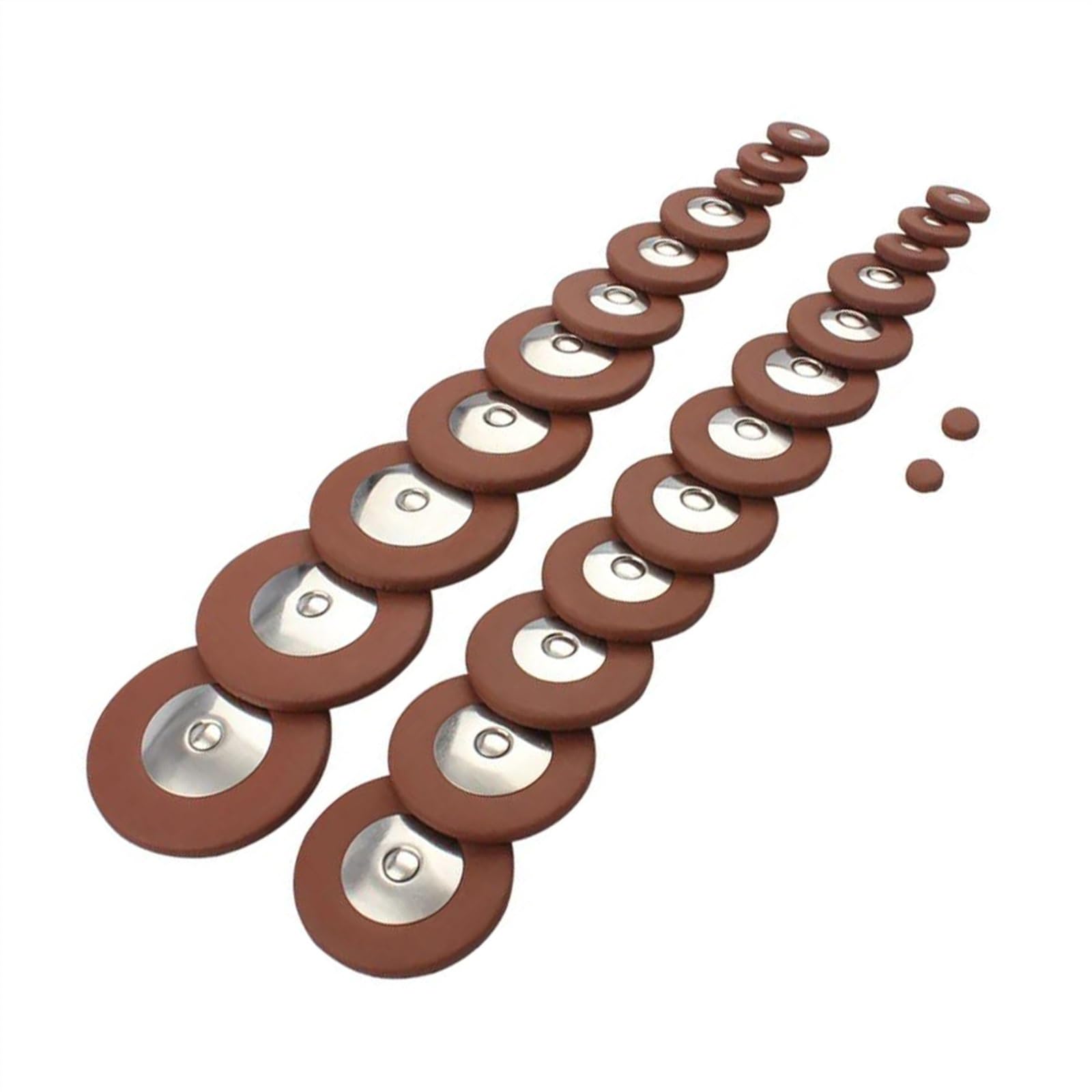 Części do Saksofonu Instrumentów 25 Szt. Skórzana Podkładka Do Saksofonu Wymienna Podkładka Skórzana Akcesoria Do Instrumentów Dętych Drewnianych (Color : Alto)
