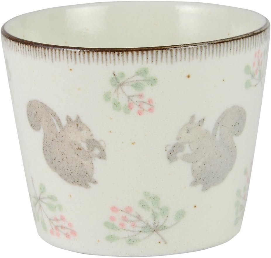 minoru toukiPottery Calme Free Cup Squirrel