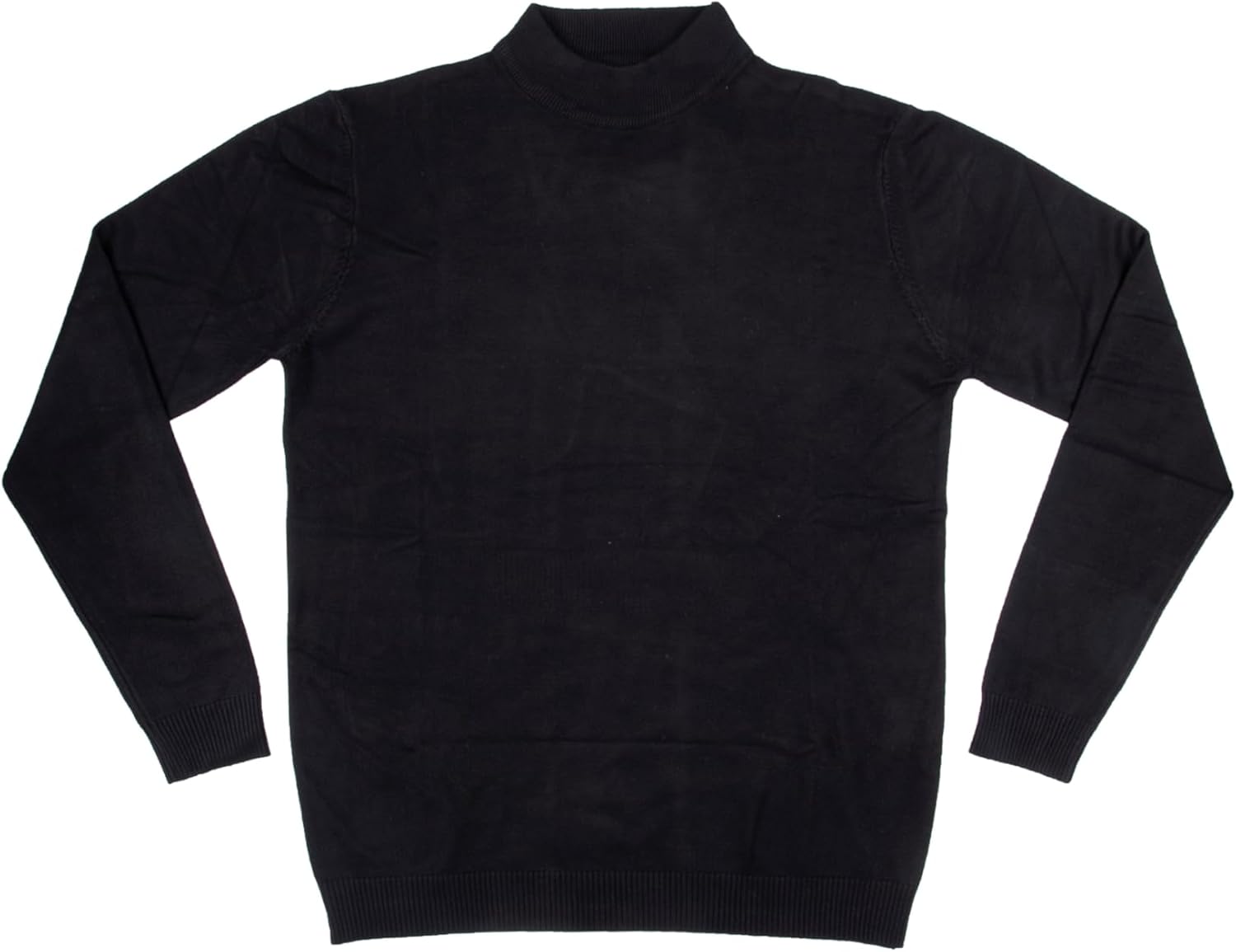 X RAY Mens Mock Neck Sweater, Soft Slim Fit Pullover Top, Basic Mock Neck Sweater for Men - Image 3