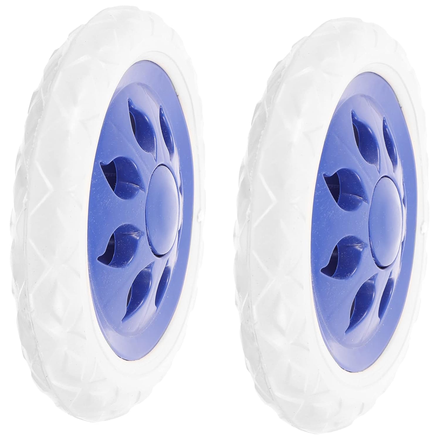 OFFSCH 2pcs Wheelbarrow Shopping Cart Caster Wheel Shopping Cart Wheel