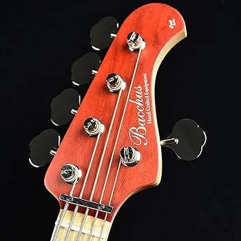 Amazon | Bacchus TF5-STD ASH/M RED-OIL-BN S/N：C31493 【5弦