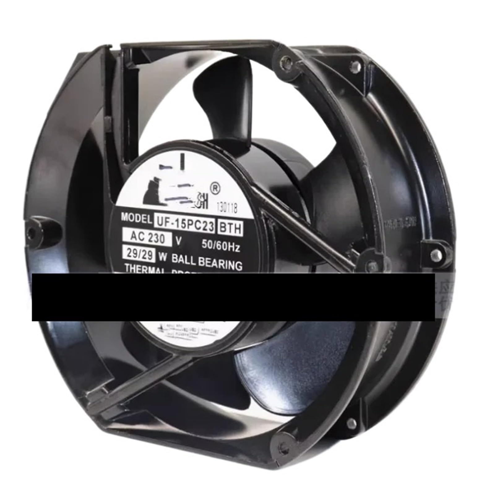 Ventilateur UF-15PC23 évite la surchauffe des armoires électriques 230V