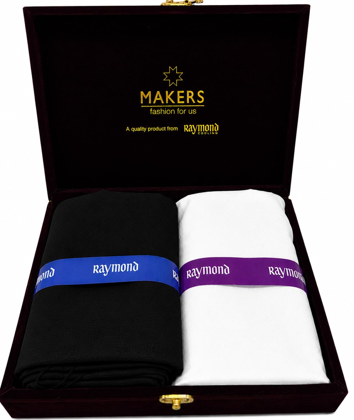 Men's Cotton Shirt and Trouser Unstitched Fabric Set - Gift Pack (Multicolour_Free Size) 80002-image-13