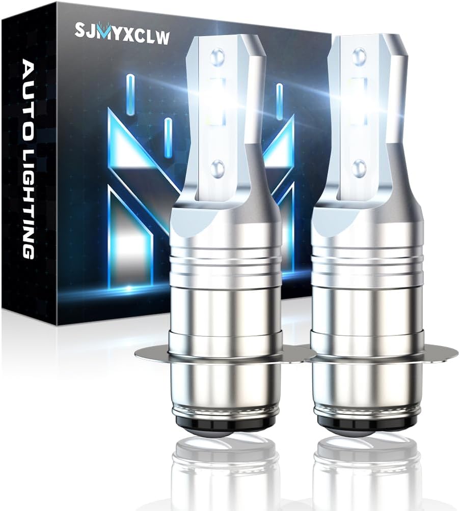 H6M P15D Fog Bulb Compatible for Yamaha Raptor 350 660R 700 700R YFM350R YFM660R,P15D H6 H6M Fog Lamp,ATV UTV Fog Lights DRL, Plug and Play, 2-Pack