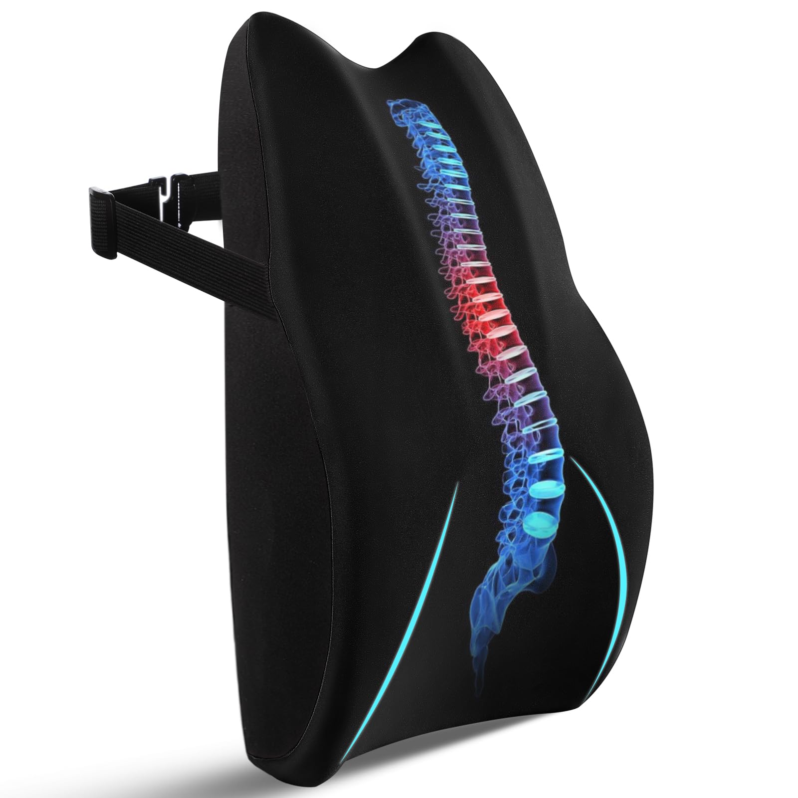 Achiou Lumbar Support Pillow for Office Chair, Back Support Pillow for