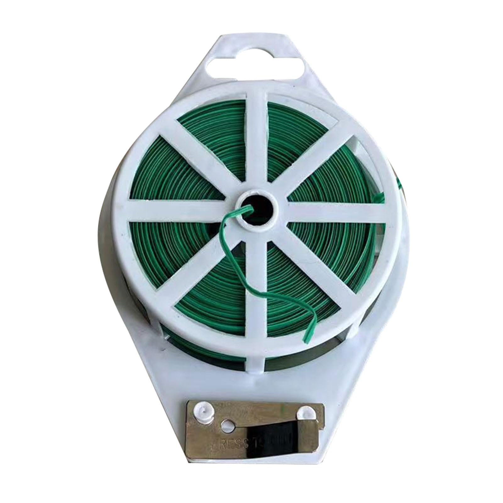 HEYZAKKA Wire Ties,Soft Wrap Plant Wrap Management Plant Ties Reusable Green Twist Ties Soft Plant Wrap Organization Tie