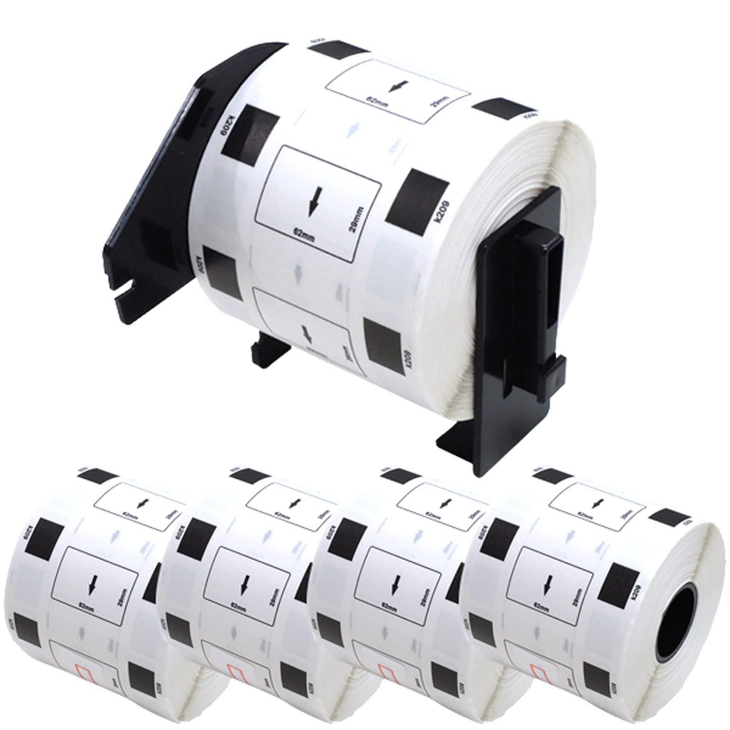 ブラザー用 ピータッチ DKプレカットラベル (感熱紙) DK-1209 互換品 宛名ラベル(小) 白 62mm×29mm 800枚入り 15個セット+ホルダー1個 Amazon | ブラザー用 ピータッチ DKプレカットラベル (感熱紙) DK-1209