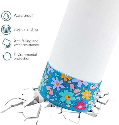 Miniatura 3 de HEYSKAY Protective Flask - Bota de silicona de 12 a 40 onzas para botella de agua Hydro Flask, y compatible con Stanley Tumbler, Yeti, Simple