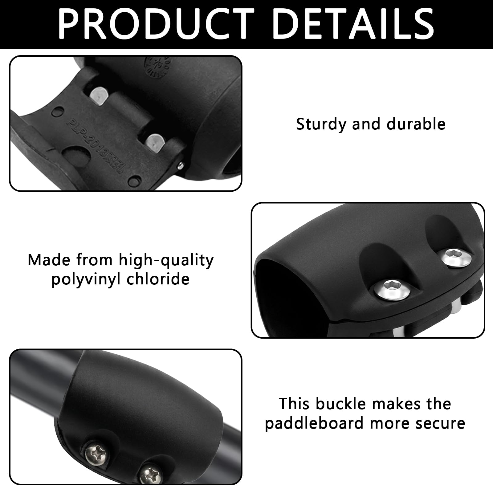 Paddle Morsetto Barche Kayak Fibbia Regolabile