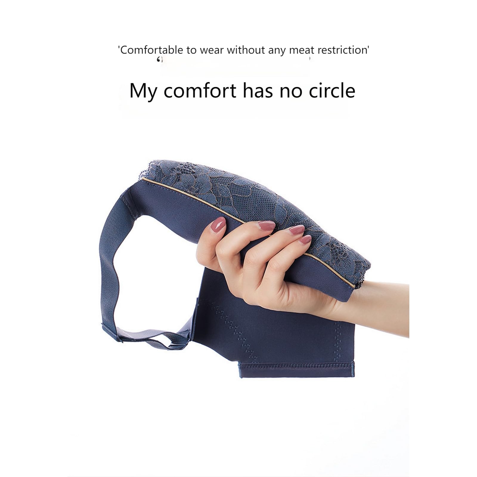 Reggiseno Imbottito Senza Ferretto Estivo da Donna, Sottile, Cuciture, A Coppa Piena, Anti-protrusione, Anti-cedimento, con Supporto Laterale-bianco-75b