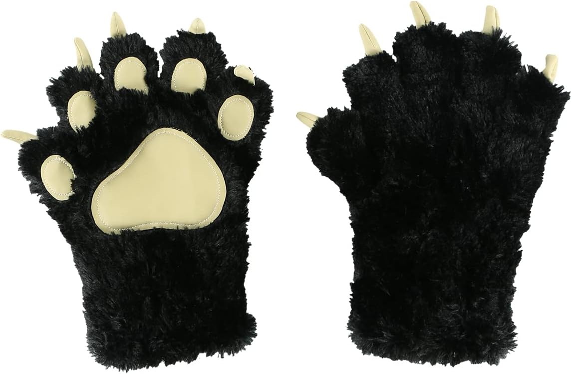 Lazy One Animal Paw Mittens for Adults and Kids
