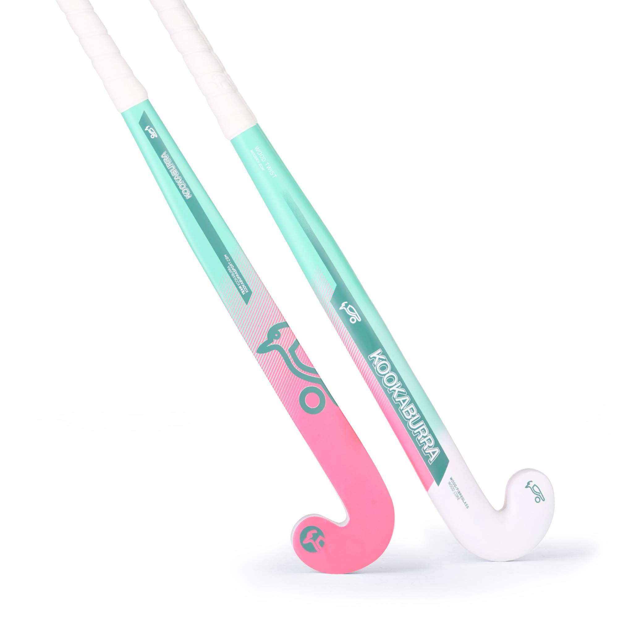 Kookaburra Unisex-Youth Twist Hockey Stick, Teal/pink/white, 26 Light EU
