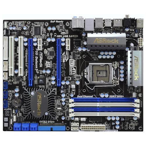 Asrock Deluxe3 - Presa per scheda madre Intel P55 DDR3, memoria ATX