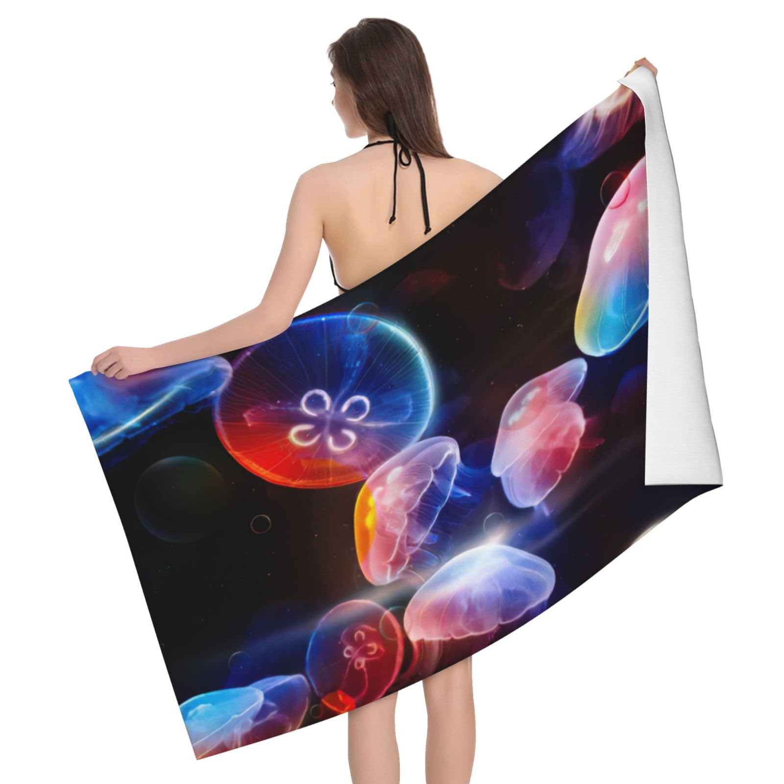 Serviette méduse séchage rapide et sans sable pour voyage