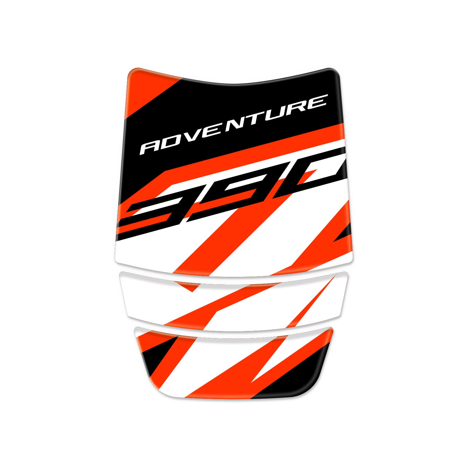 Protège-réservoir KTM 390 Adventure 2024 résine 3D design haut de gamme noir