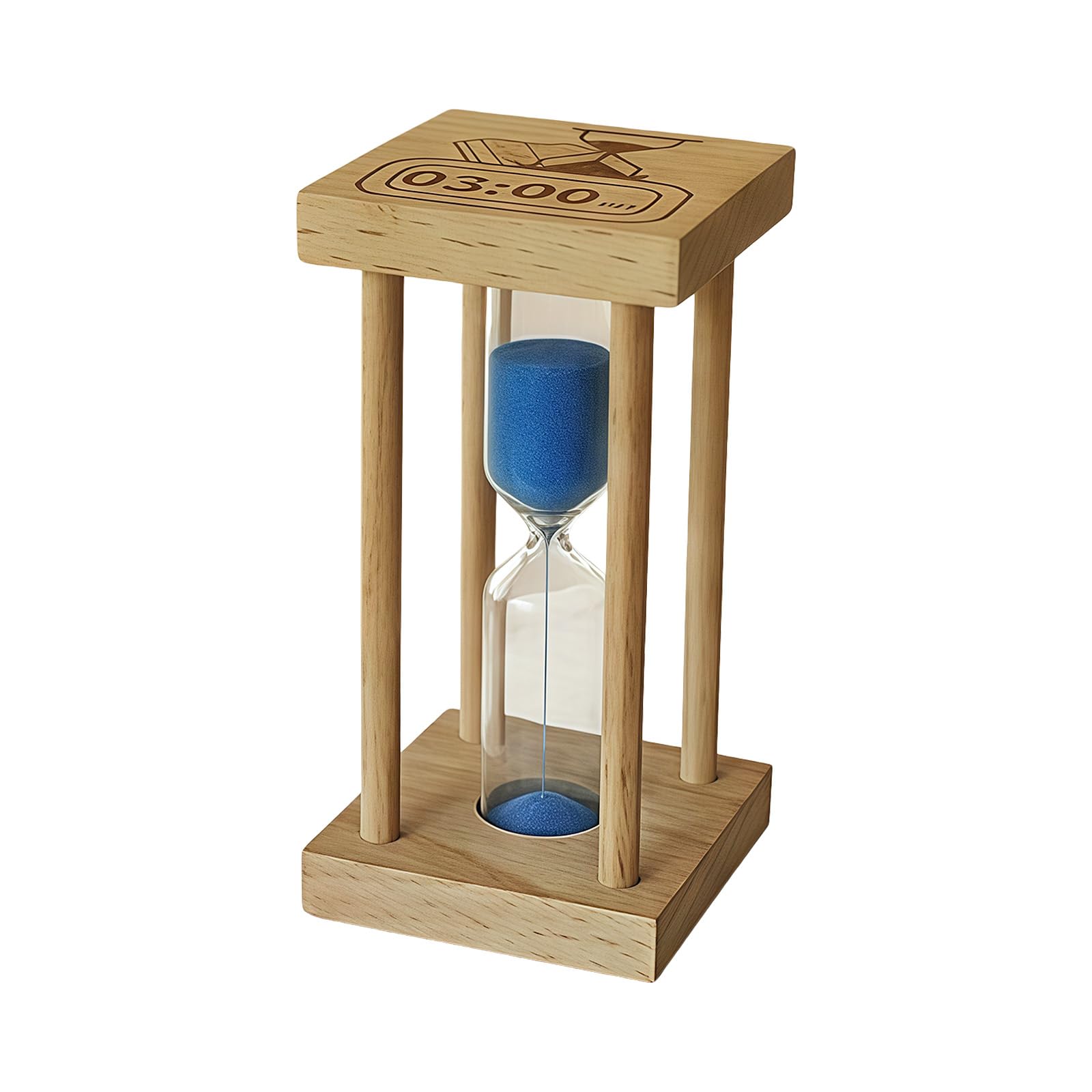 our fave Wooden Sandglasses with Soft Glowing Technology to Track Time in Low Light Wooden Nightlight Timbers