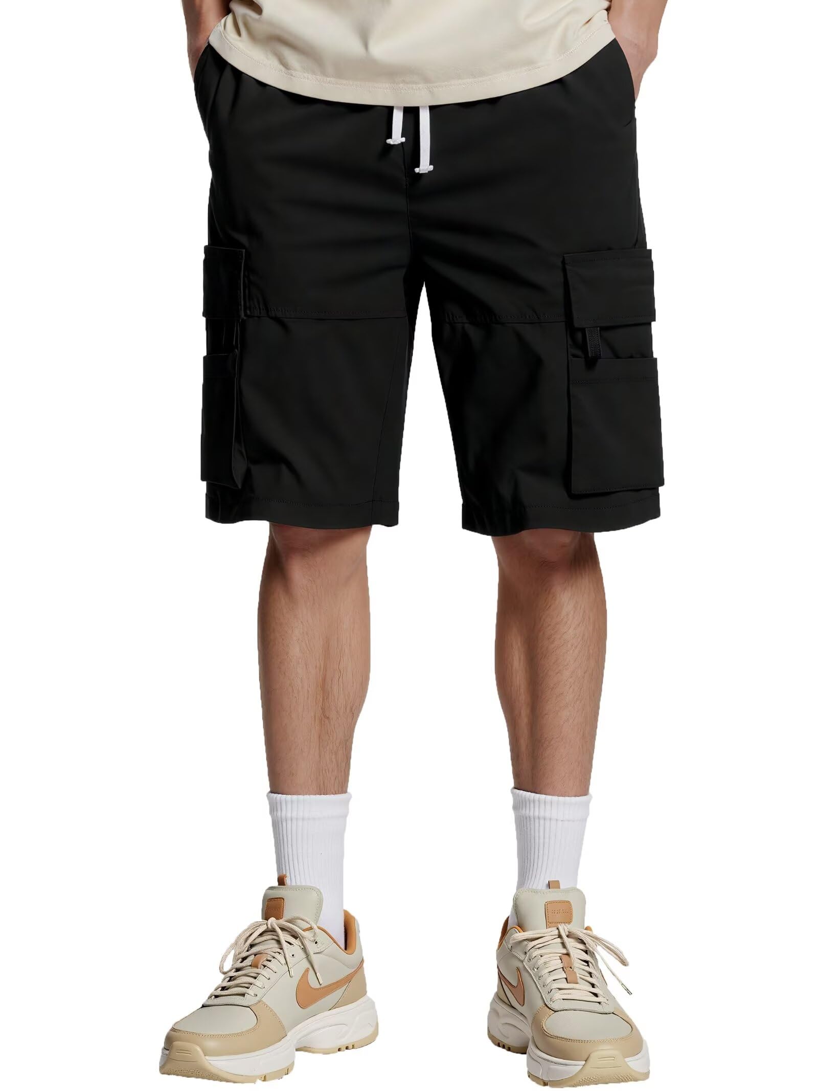 Pantalones Cortos Hombre Algodón Verano con Bolsillos