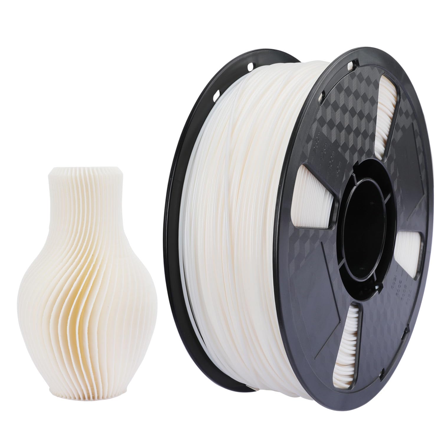 Snapklik.com : TPE Filament 39D Natural White 1.75mm 1KG Shore Hardness ...