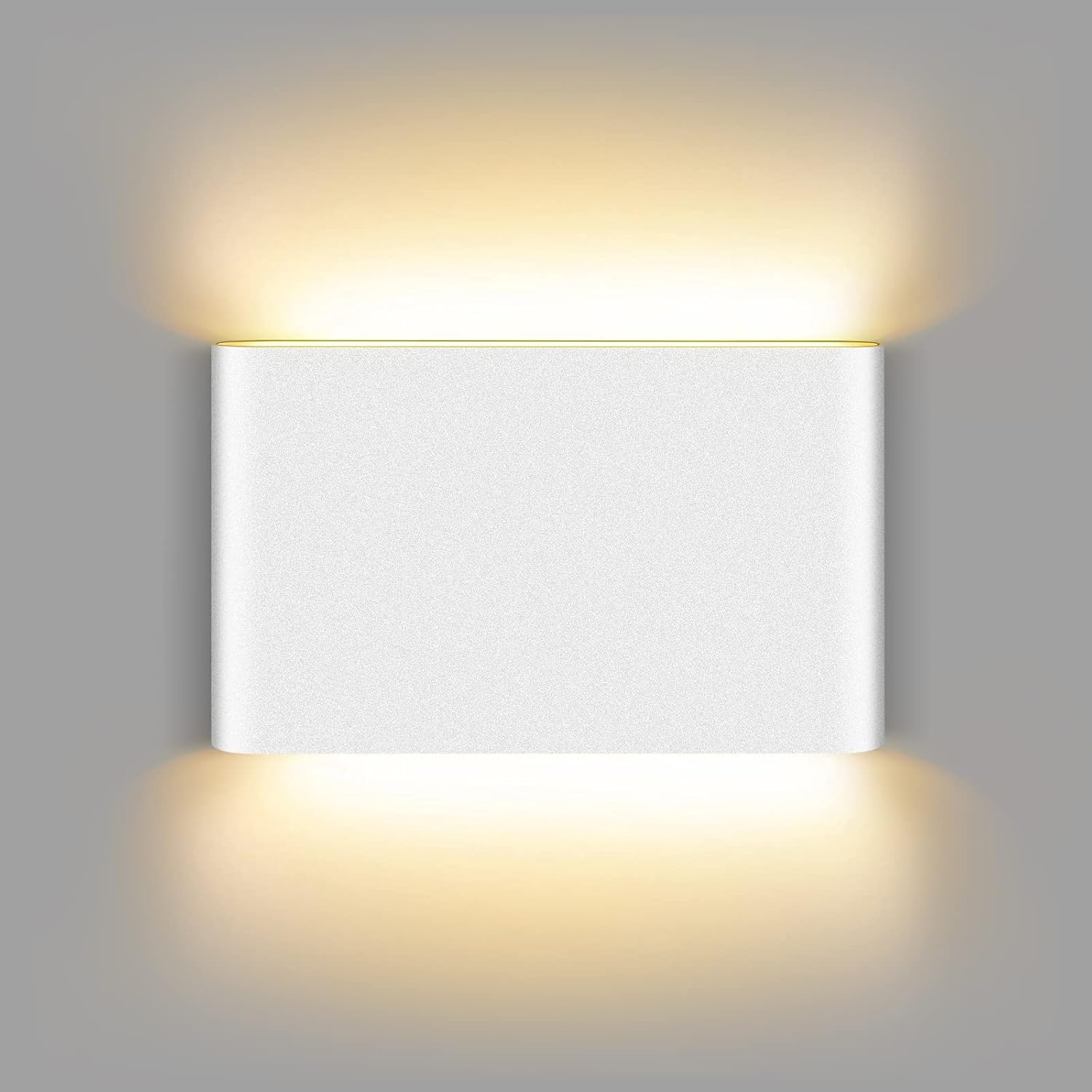 Smanu LED Wall Lights Indoor Up Down Wall Lamp,9W 680LM 3000K Warm ...