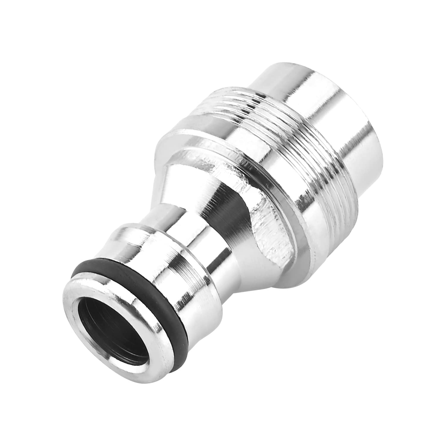 Othmro Garden Hose Quick Connect Nickel-plated Water Hose Fitting Connectors M16 Female Threaded Adapter 1pcs