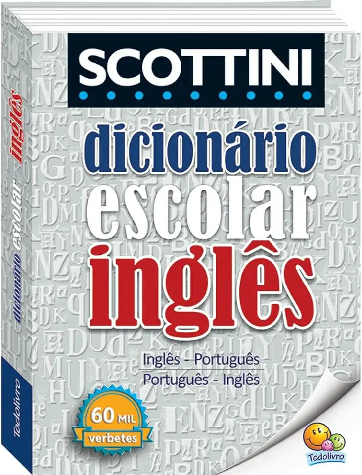 Scottini - Dicionário de Inglês - 60 mil verbetes (Capa Plástica)