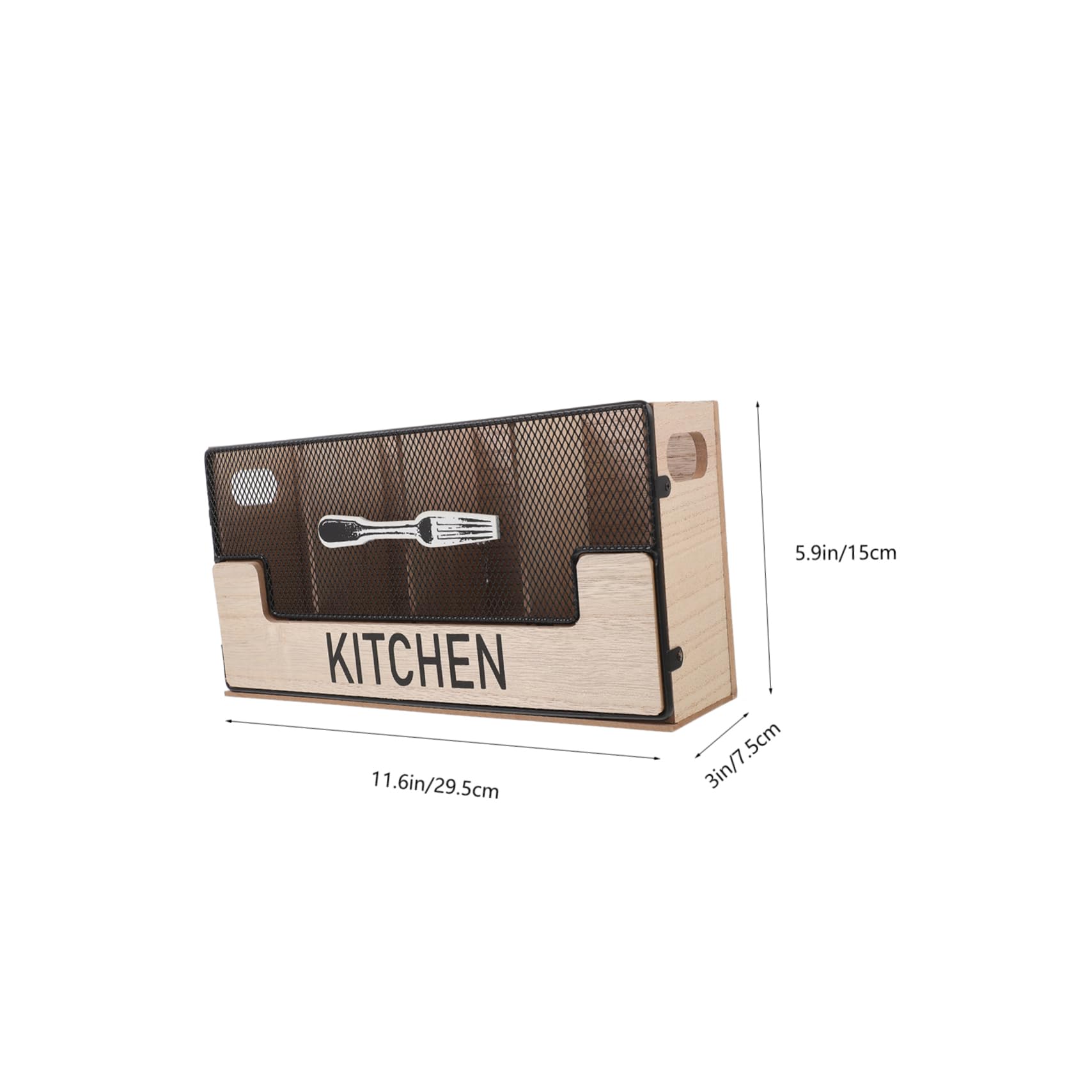 Holz Besteckkasten mit Mehreren Fächern für Küchenarbeitsplatten