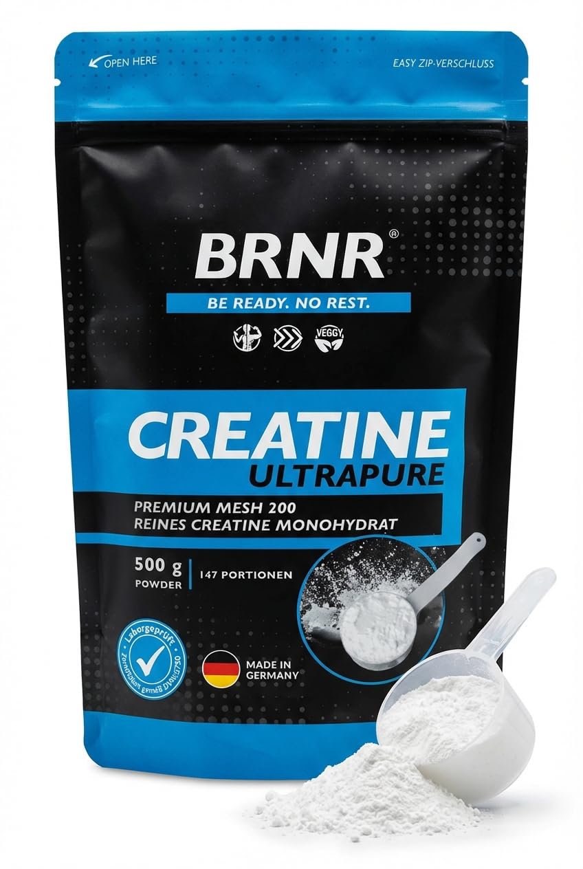 BRNR Creatin Monohydrat Pulver, 500g