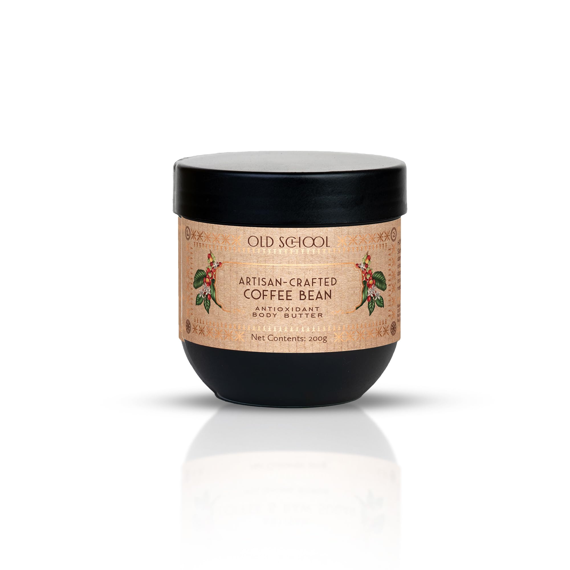 Old School Rituals Artisan-Crafted Coffee Bean Body Butter | Antioxidant-Rich Moisturizer for Smooth, Youthful Skin | Deeply Hydrates & Revitalizes Skin Texture | Perfect for Winter & Very Dry Skin | Infused with Natural Coffee Bean Extracts | 200g-image-14