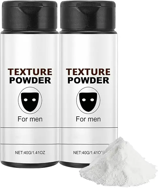 Poudre Texturisante Volume Cheveux Homme et Femme - Effet Mat Maximisé (40g, 2PC)