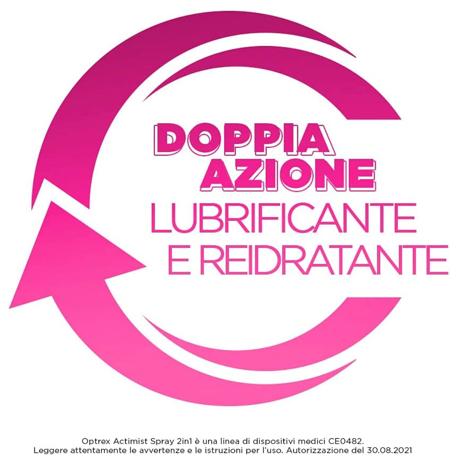 Optrex ActiMist Spray Per Occhi Secchi Lubrificante e Idratante 10ml + Actidrops Collirio Reidratante e Lubrificante 10ml - Set da 2