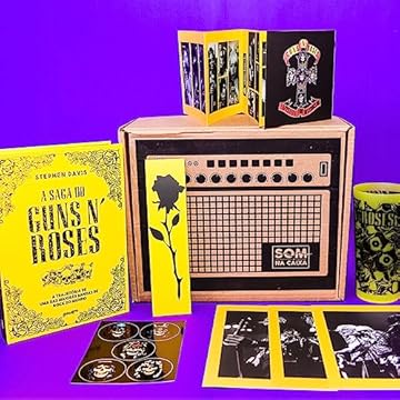 Capa do livro A Saga do Guns N' Roses: A trajetória de uma das maiores bandas de rock do mundo