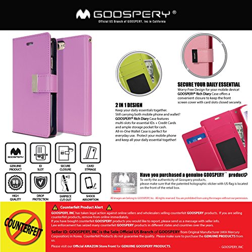 Goospery [7 Card Slots+1 Extra Cash Slot] Rich Wallet Designed For Iphone Se3 2022 / Se2 / Iphone 7/8, Flap Functional & Fashionable Stylish Pu Leather Flip Card Holder Cover - Gold #TOP6