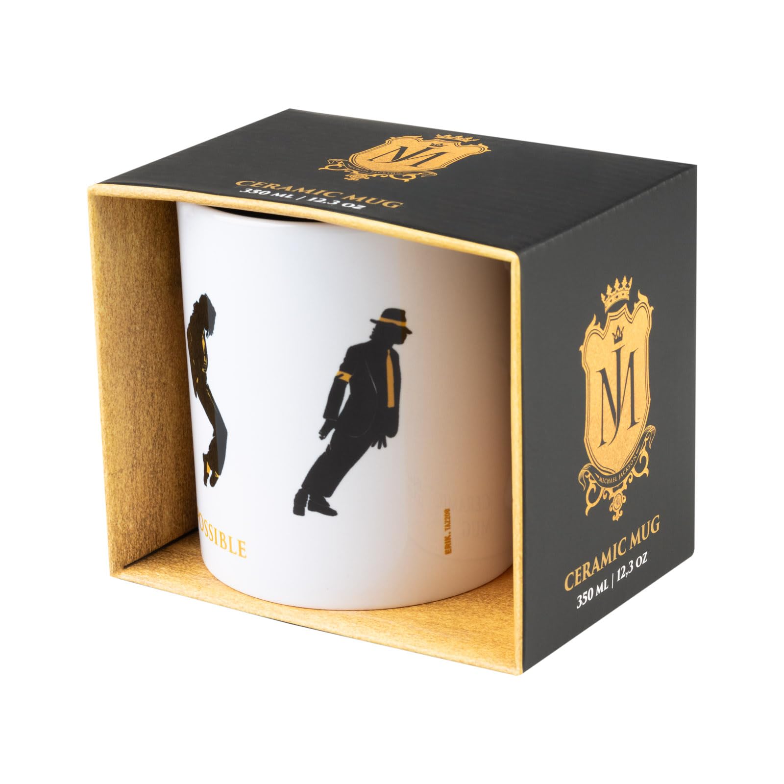 Grupo Erik Tazza Michael Jackson Nothing is Impossible 350 ml Ceramica Lavastoviglie Microonde