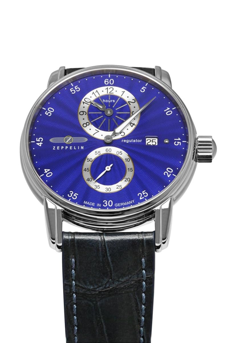 Zeppelin 8626-3 New Captain’s Line Automatik Regulator Herren Uhr Made in Germany