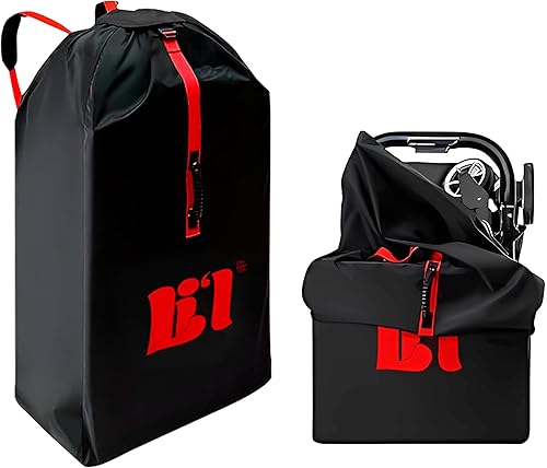 Miniatura 1 de LI'L ON THE GO Bolsa de cheques para cochecitos individuales y dobles, bolsa de cochecito para avión - Bolsa grande para cochecito de viaje de aire