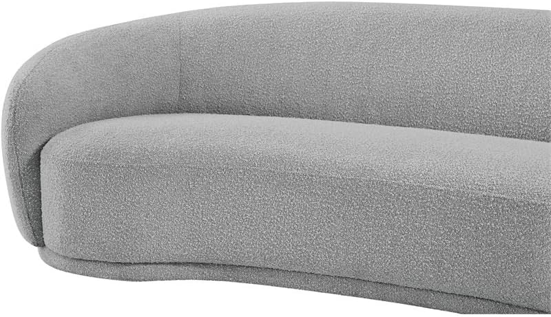 Miniatura 9 de Meridian Furniture Hyde Collection Modern  Sofá tapizado de tela Boucle contemporáneo, 89.5 pulgadas de ancho x 38 pulgadas de profundidad x 27.5