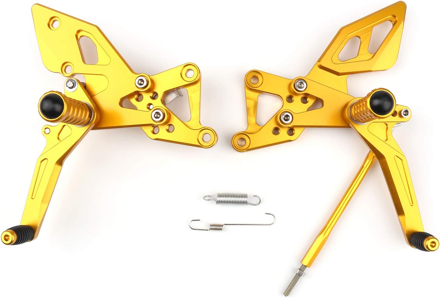 Areyourshop Motorcycle Rearset Foot Pegs, Adjustable Rear Set Footrests Rearset Foot Boards fits for Yamaha YZF R25 2014-2016, YZF R3 2015-2020, MT-03/MT-25 2015-2017