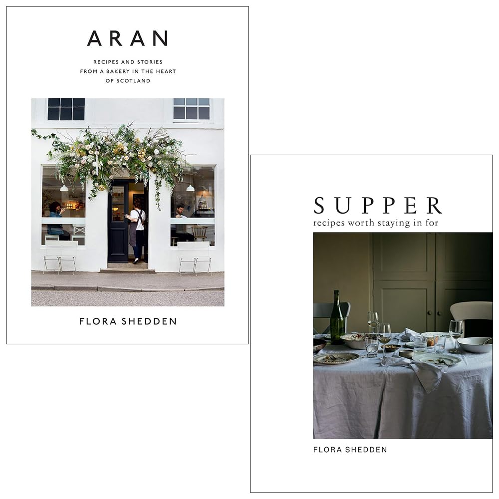 Flora Shedden Collection 2 Books Set (Aran Recipes and Stories & Supper Recipes Worth Staying in For)