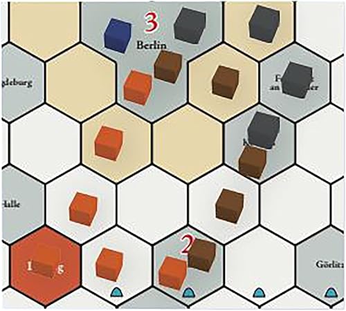 Miniatura 3 de Rio Grande Games Prussian Rails - Construye ferrocarriles en toda Alemania, juego de mesa de trenes, mayores de 14 años, 3-5 jugadores, 90-120