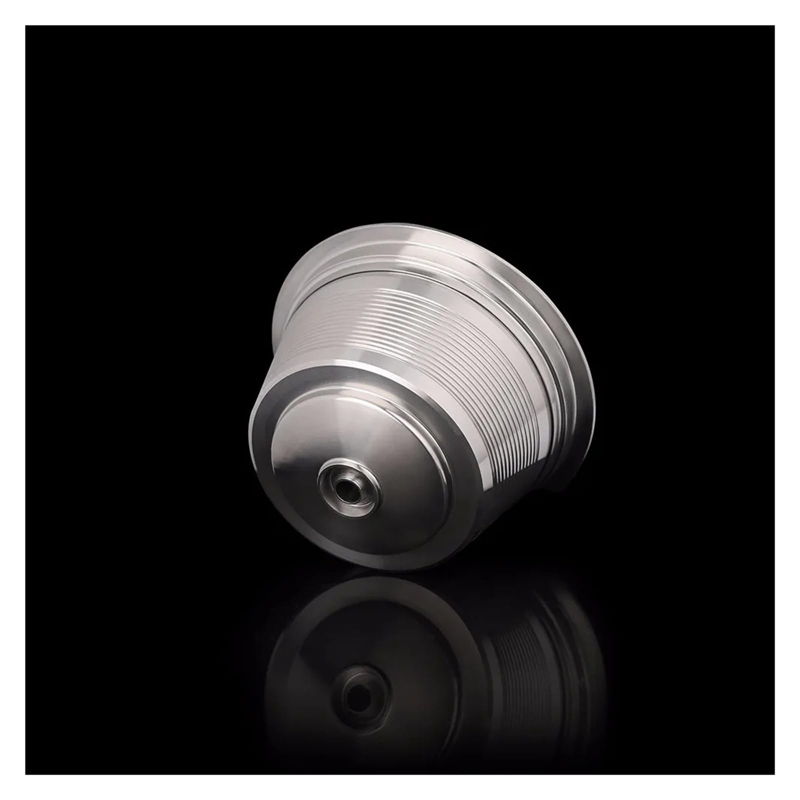 Cápsula de metal rellenable, cápsula reutilizable for filtros de acero inoxidable, gotero.(3 Capsules 1 Tamper)