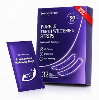 Purple Teeth WHITENING Strips – 32 Strips