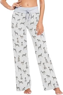 Ollabaky Women's Pajama Pants PJs Bottoms for Women Wide Leg Sleep Lounge Pants