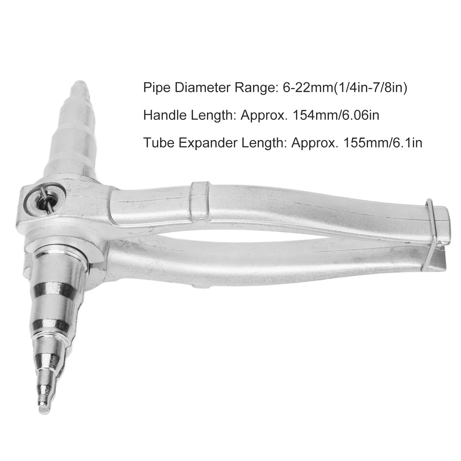 NDNCZDHC Zinc iron alloy Copper Pipe Tube Expander, Universal Hand Expanding Tool for 1 / 4in - 7 / 8in, Pipe Expander Tool