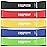 Resistance Bands for Working Out, Exercise Bands Resistance Bands Set with 5 Resistance Levels, Latex Loop Bands for Women Men, Workout Bands for Legs, Glutes, Strength Training, Yoga, Home Gym