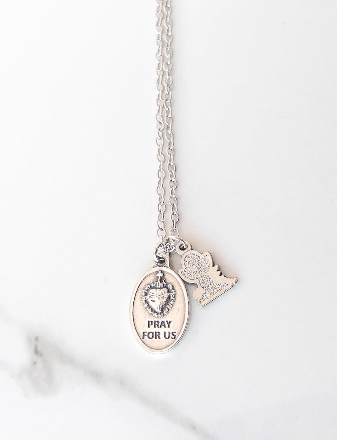 St Tarcisius Medal Necklace – Catholic Altar Server Gifts – Confirmation Jewelry for Boys or Girls