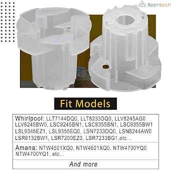 UPGRADED 285811 Medium Cam Agitator Repair Kit by Seentech. Compatible with Whirlpool, Kenmore Washers Replaces: AP3138838, 2744, 285746, 285811VP, 3347410, 3351001, 3363663, AH334650, EA334650