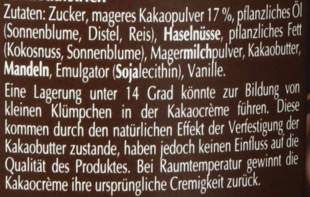 Lindt & Sprüngli Crème Noir, Kakaocreme, Schokoladen Brotaufstrich, dunkle Lindt Chocolade, glutenfrei, 4er Pack (4 x 220 g)