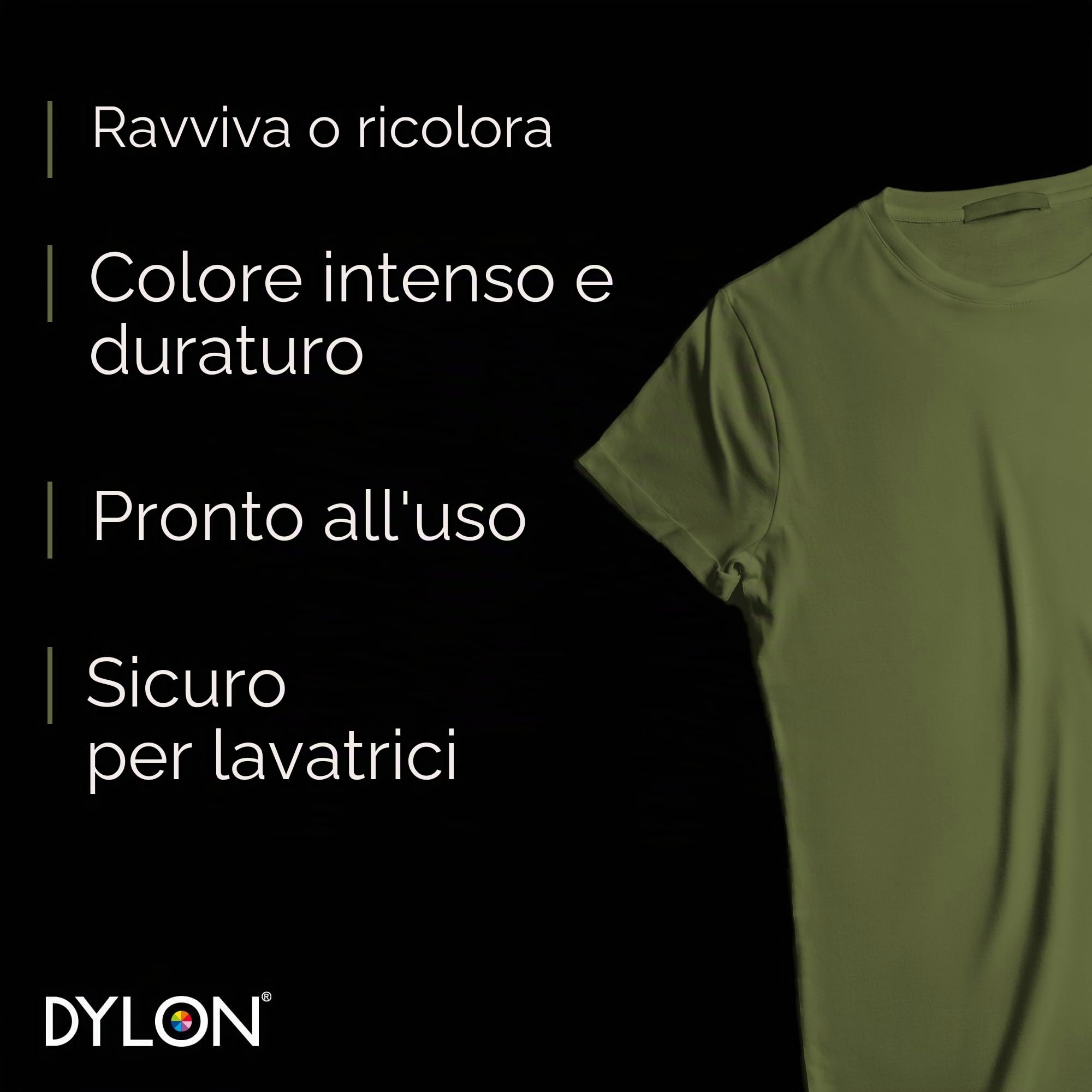 Dylon Machine Dye pod 350 g, verde oliva