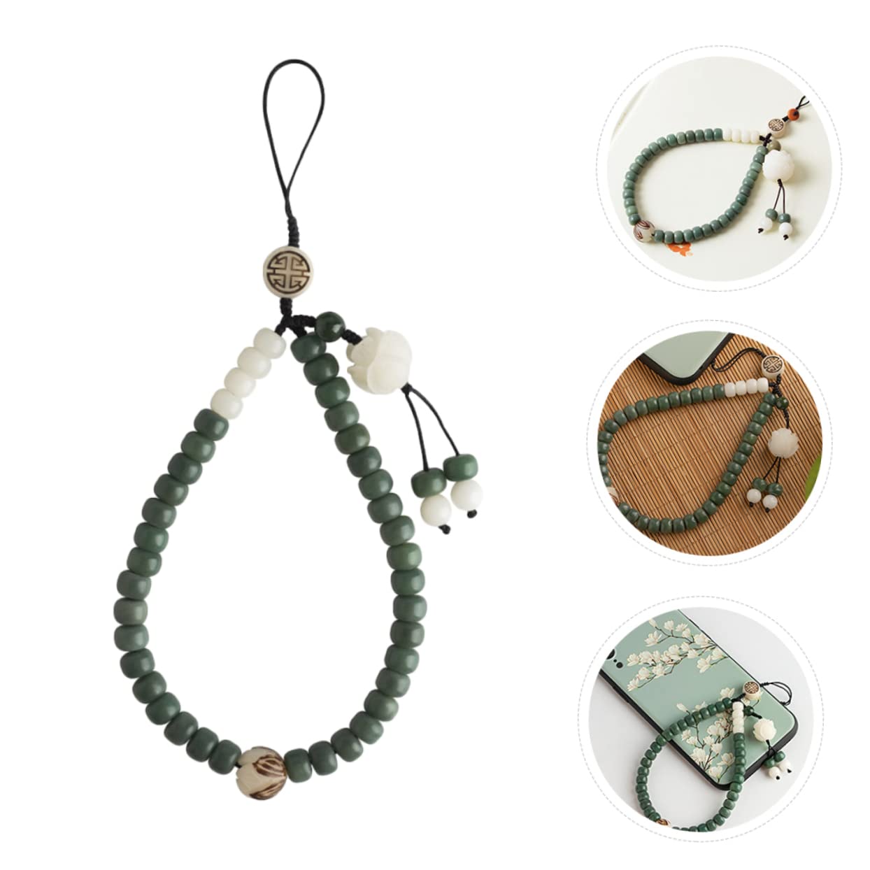 Didiseaon Cordón Para Teléfono Móvil Correa Para La Muñeca Cordón De Cadena Corto Para Billetera Teléfono Retro Para Hombres Y Mujeres 3 Uds